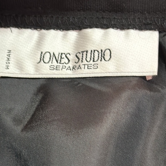 Jones Studio Separates Black Box Pleat Hem Trumpet Flare Dress Skirt 20W - Picture 4 of 9